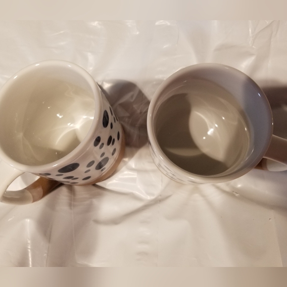 2 Comfify Large Ceramic Polka Dot Mugs - 3 Size Circles - Picture 5 of 13